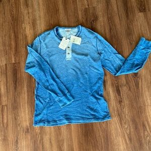 Lucky Brand Henley long sleeved waffle shirt brand new